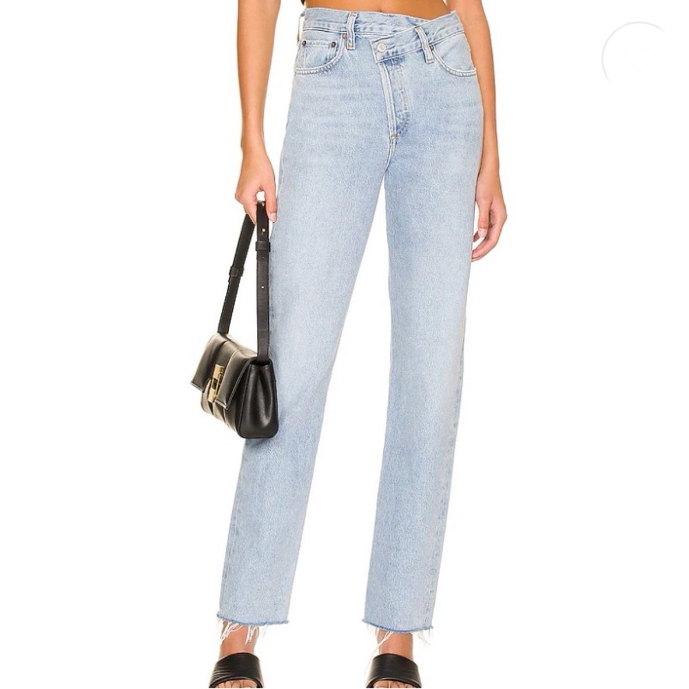 AGOLDE Criss Cross Straight in Dimension | Size 31